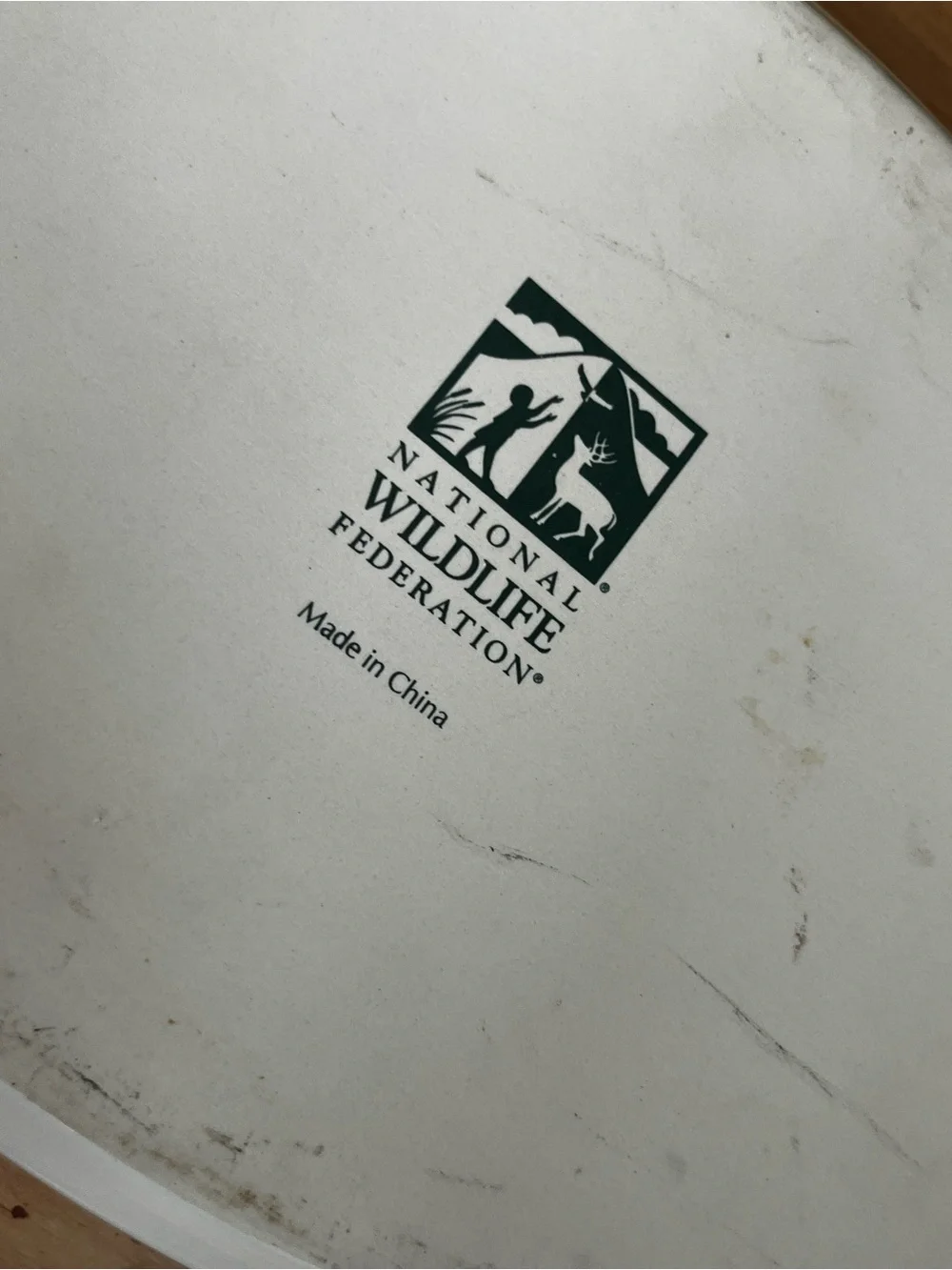 National wildlife Federation wildlife motive Ceramic Oval Baking Dish